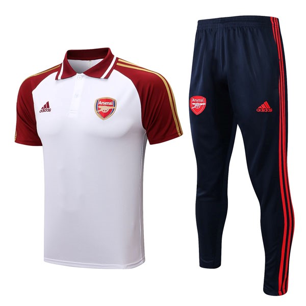 Polo Arsenal Set Completo 22/23 Rosso Bianco